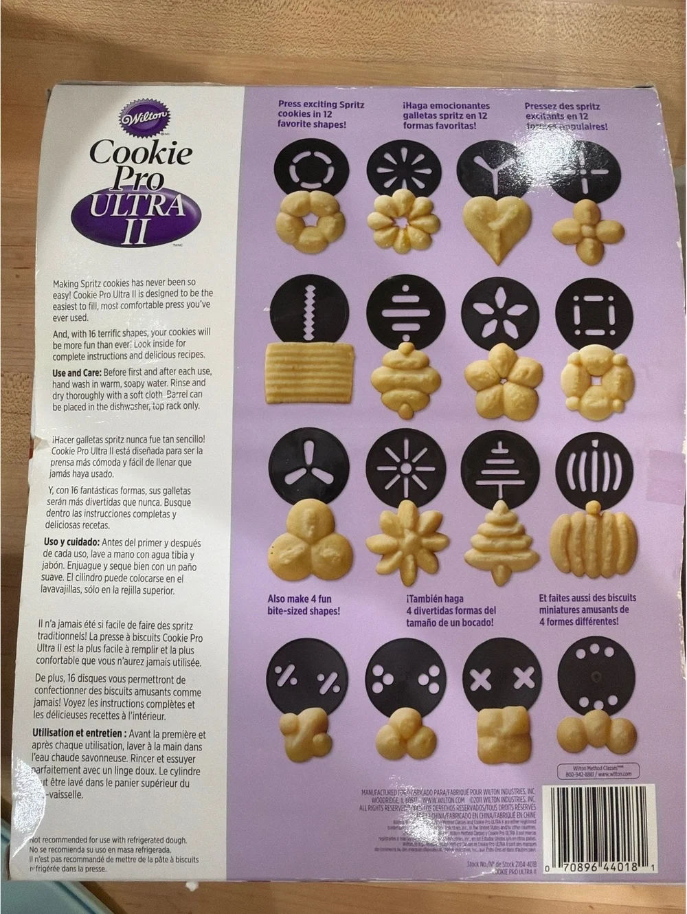 Wilton Cookie Pro Ultra II Cookie Press with 12 Discs